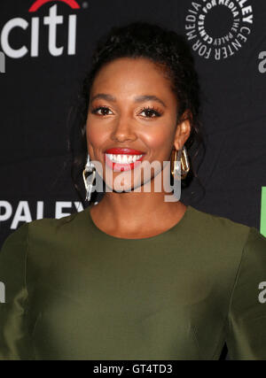 Beverly Hills, CA, USA. 8th Sep, 2016. 08 September 2016 - Beverly Hills, California - Kylie Bunbury. The Paley Center For Media's PaleyFest 2016 Fall TV Preview: PITCH - FOX held at The Paley Center for Media. Photo Credit: Faye Sadou/AdMedia Credit:  Faye Sadou/AdMedia/ZUMA Wire/Alamy Live News Stock Photo