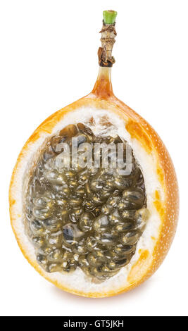 Granadilla fruit on the white background. Stock Photo