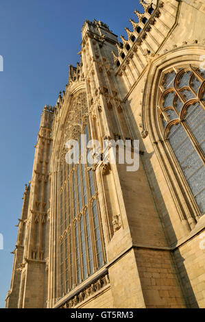 York Minster Great East Window Stock Photo