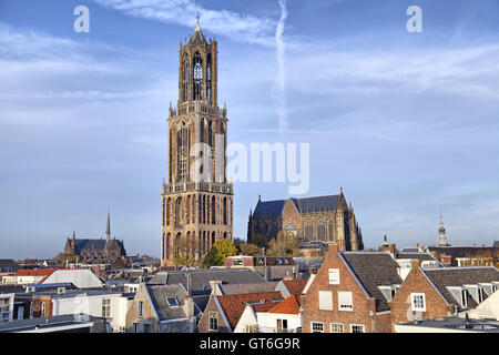 Dom Tower of St Martin's Cathedral in Utrecht, Netherlands Stock Photo