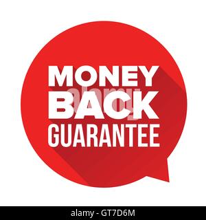 Money Back Guarantee label Stock Vector