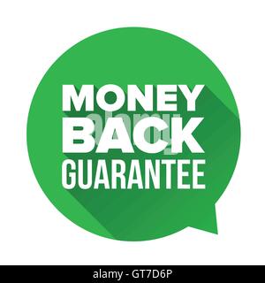 Money Back Guarantee label Stock Vector