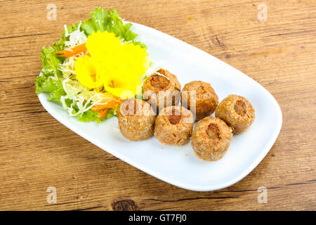 Asian style - delicous crab roll with spices Stock Photo