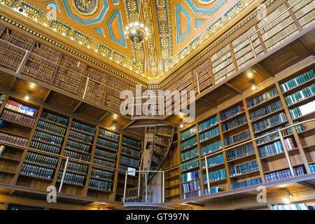 Historic Library in the State House, Providence, Rhode Island, USA Stock Photo