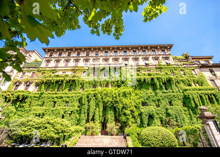 Grenn building in Milan Stock Photo