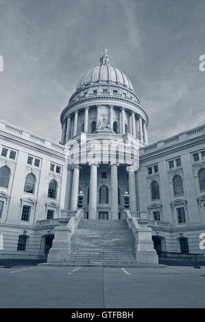 State capitol building, Madison. Image of state capitol building in Madison, Wisconsin, USA. Stock Photo