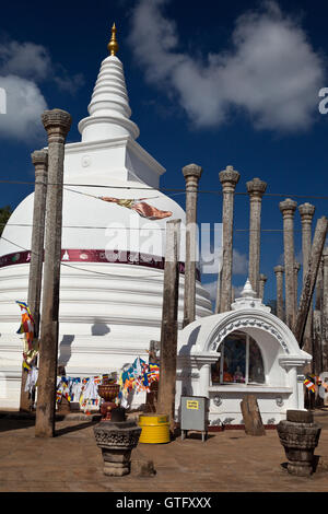 Thuparamaya Stupa at Anuradhapura, Sri Lanka Stock Photo