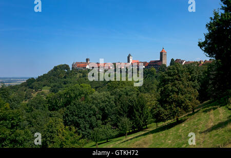 Distant view of Waldenburg,Baden-Wurttemberg,Germany Stock Photo