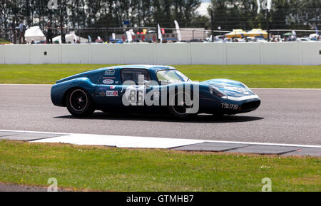 A 1962 Tojeiro EE-Buick driven by Till Bechtolsheimer, qualifying for the International Trophy for Pre'66 Classic GT Cars, at the Silverstone  Classic Stock Photo