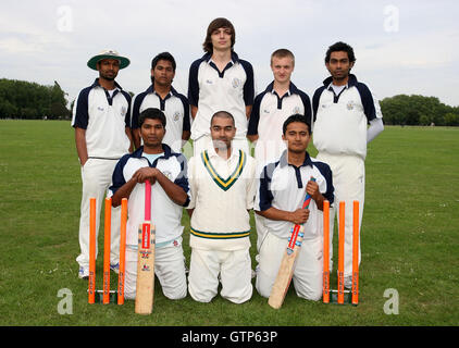 Victoria Park Juniors vs Island - Victoria Park Community Cricket League - 24/06/08 Stock Photo