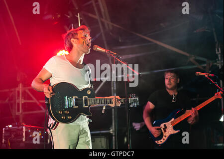 The Hoosiers play "The Lakeside Stage", Camper Calling, Ragley Hall ...