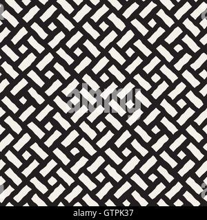 Vector Seamless Diagonal Rectangles Pavement Pattern Stock Vector