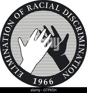 Crossed fingers vector logo. Unification and cooperation symbol. Hands black logo. Handshake icon. Stock Vector