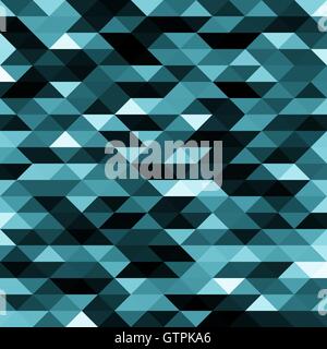 Abstract blue lowpoly designed vector background. Polygonal elements backdrop. Stock Vector