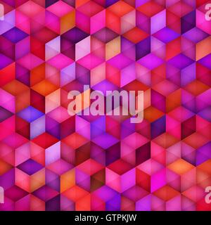 Vector Seamless Gradient Triangle Rhombus Grid Geometric Pattern Stock Vector