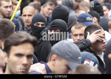 Kiev, Ukraine. 10th Sep, 2016. Kyiv Pechersk District Court gave bail MPs Bielecki and head Petrenko Kiev CC ''Azov'' Sergei Filimonov. This is the correspondent of ''112 Ukraine'' on the TV channel.''Picked as a preventive measure for the civilian leader of Azov housing in Kyiv Sergey Filimonov. He was given bail two deputies - Andrew Bielecki and Oleg Petrenko, '' - said the correspondent.Thus Pechersk court granted the request of the defense. Instead, prosecutors requested the preventive measure in the form of detention for 60 days. Credit:  ZUMA Press, Inc./Alamy Live News Stock Photo