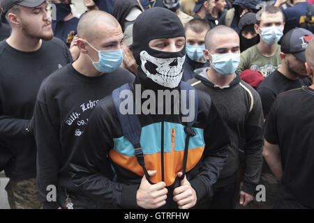 Kiev, Ukraine. 10th Sep, 2016. Kyiv Pechersk District Court gave bail MPs Bielecki and head Petrenko Kiev CC ''Azov'' Sergei Filimonov. This is the correspondent of ''112 Ukraine'' on the TV channel.''Picked as a preventive measure for the civilian leader of Azov housing in Kyiv Sergey Filimonov. He was given bail two deputies - Andrew Bielecki and Oleg Petrenko, '' - said the correspondent.Thus Pechersk court granted the request of the defense. Instead, prosecutors requested the preventive measure in the form of detention for 60 days. Credit:  ZUMA Press, Inc./Alamy Live News Stock Photo