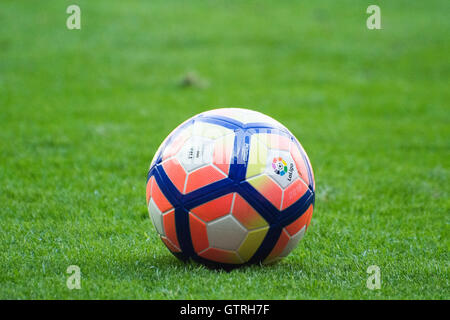 Madrid, Spain. 10st September, 2016. The ball during the football match of third round of Season 2016/2017 of Spanish league ‘La Liga’ between Real Madrid and Club Atletico Osasuna at Santiago Bernabeu Stadium on September 10, 2016 in Madrid, Spain. Credit: David Gato/Alamy Live News Stock Photo