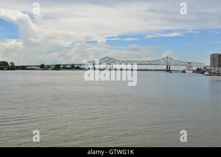 The Mississippi river near New Orleans in Louisiana. Stock Photo