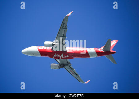 CHIANGMAI, THAILAND - SEPTEMBER  4  2016:  HS-BBM Airbus A320-200 of Thaiairasia. Stock Photo