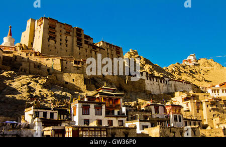 Leh Palace in Kashmir Stock Photo