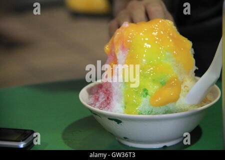 Kachang ice dessert in Singapore Stock Photo