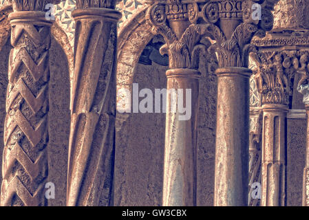 Choistro del Benedettini  cloister of Monreale Stock Photo