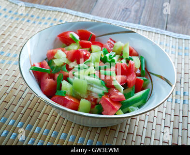 Gazan Dagga - Palestinian vegetable salad Stock Photo