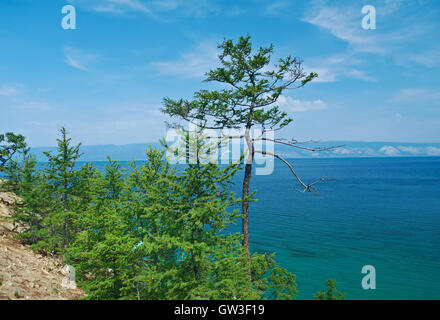 coast of Olkhon island, lake Baikal, Siberia, Russia Stock Photo