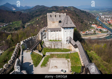 Celje castle, tourist attraction, Slovenia Stock Photo