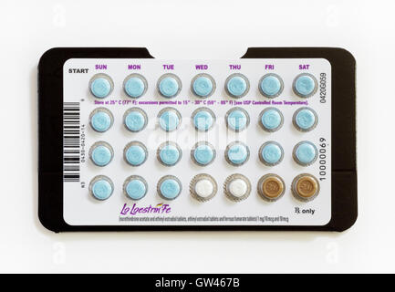 Birth control pills Stock Photo