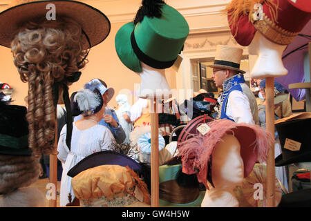 Jane Austen Festival. 9th-18th September 2016. Bath, Somerset, England, UK. Stalls at the Festival Fayre in the Assembly Rooms, Saturday 10th September 2016. Credit:  Ian Bottle/Alamy Live News Stock Photo