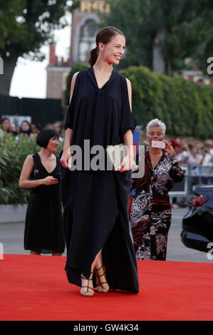 Venice, Italy. 10th Sep, 2016. Paula Beer attending the award ceremony at the 73rd Venice International Film Festival on September 10, 2016 in Venice, Italy. | usage worldwide © dpa/Alamy Live News Stock Photo