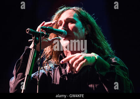 Milan, Italy. 10th Sep, 2016. The Italian alternative rock band AFTERHOURS and the singer-songwriter DANIELE SILVESTRI performs live on stage at Carroponte Credit:  Rodolfo Sassano/Alamy Live News Stock Photo