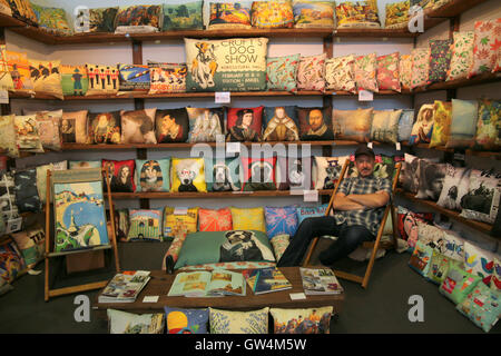 London, UK. 11th Sep, 2016. Top Drawer show bringing the best in Home Craft Gift and fashion open its doors today, thousands of exhibitors and tarde attended the show, this year the jewels and the vibrant colours and innovations for home and textiles were among the favourites and best sellers of the show Credit:  Paul Quezada-Neiman/Alamy Live News Stock Photo