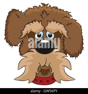 Portrait of dog illustration Stock Photo