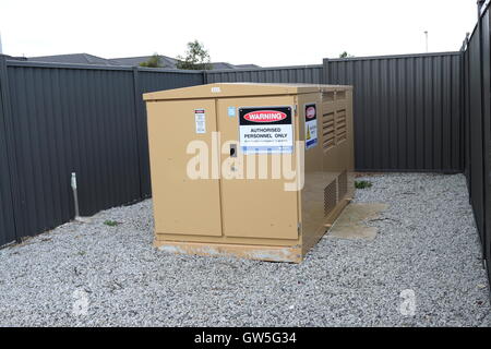Underground Power Cables station in Melbourne Victoria Australia Stock Photo