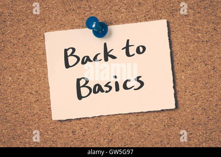 Back to basics Stock Photo