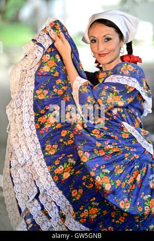 Traditional attire from the Colombian Antioquia region. Stock Photo