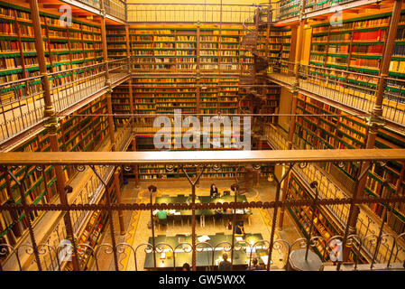 library at rijksmuseum amsterdam Stock Photo