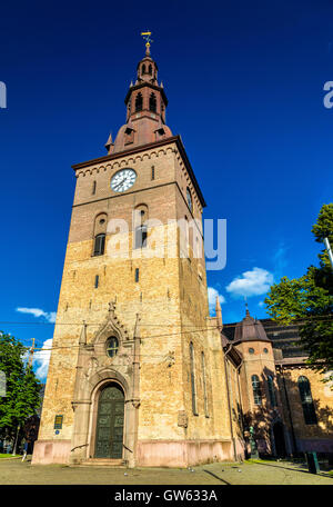 View of Oslo Cathedral in Norway, formerly Our Savior's Church Stock Photo