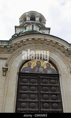 Door and arch, St Alexander Nevsky Cathedral, Sofia, Bulgaria