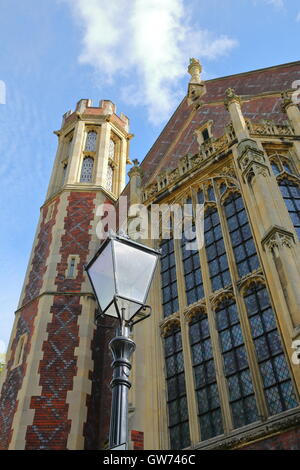 Lincoln's Inn : view of Great Hall from Lincoln's Inn fields, London, Great Britain Stock Photo