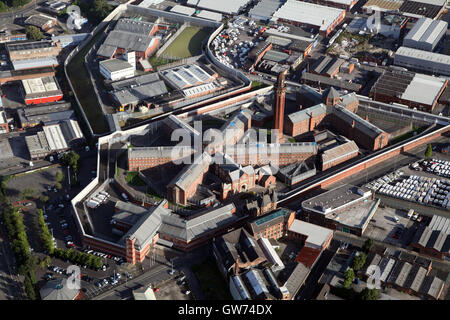 aerial view of Strangeways HM Prison Manchester, UK Stock Photo