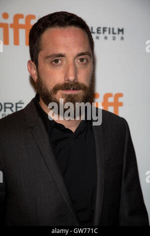 Toronto, Canada. 11th Sep, 2016. Director Pablo Larraín attends the premiere of Jackie during the 41st Toronto International Film Festival, TIFF, at Elgin Theatre in Toronto, Canada, on 11 September 2016. Photo: Hubert Boesl /dpa - NO WIRE SERVICE -/dpa/Alamy Live News Stock Photo