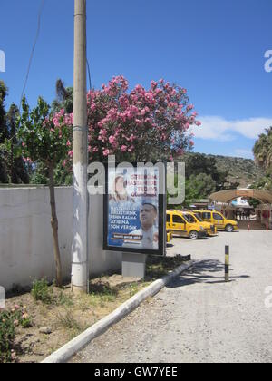 Yalıkavak is a town near Bodrum in Muğla province, Turkey, Roman submerged Archaeological Site Stock Photo