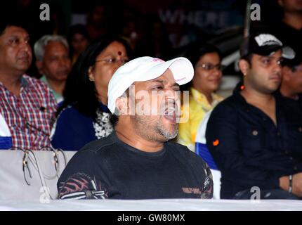 Bollywood music composer Sajid Ali during the finale of Radio City Super Singer Season 8 in Mumbai, India September 4, 2016. Stock Photo