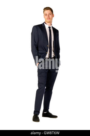 Young businessman full length portrait Stock Photo