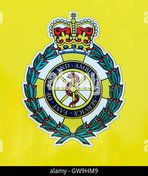 East of England Ambulance Service, Logo, Norfolk, England, UK, heraldic ...