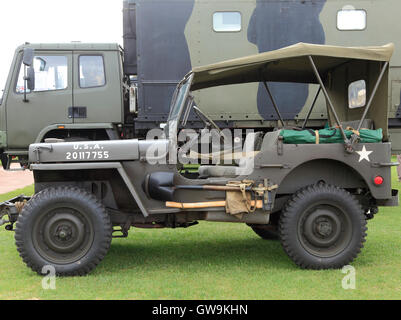 US Army Jeep, Ford GPW, general purpose vehicle, World War 2, built 1942, WW2, second world war, vehicles jeeps army USA vintage Stock Photo